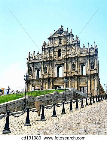 Ruins of St. Paul. Macau. China View Large Photo Image Stock Image - Ruins of St. Paul. Macau. China. Fotosearch