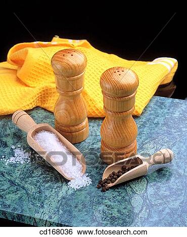 Stock Photograph - Salt and pepper. Fotosearch