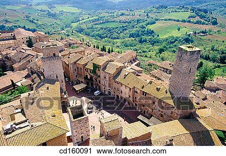 San Gimignano. Tuscany. Italy View Large Photo Image Stock Image - San Gimignano. Tuscany. Italy. Fotosearch