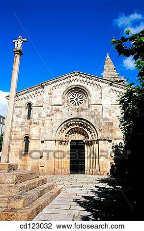 Santa Mar? a del Campo Collegiate Church. La Coru±a. Galicia. Spain View Large Photo Image Stock Image - Santa Mar? a del Campo Collegiate Church. La Coru±a. Galicia. Spain. Fotosearch