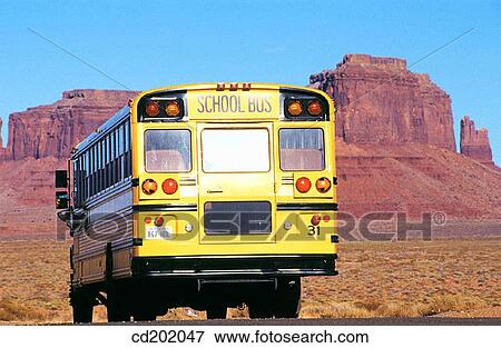 School bus. Monument Valley. Arizona-Utah. USA View Large Photo Image Stock Photo - School bus. Monument Valley. Arizona-Utah. USA. Fotosearch