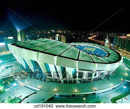 Shanghai Stadium. China View Large Photo Image Stock Image - Shanghai Stadium. China. Fotosearch