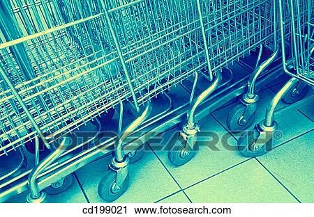 Shopping trolleys View Large Photo Image Stock Image - Shopping trolleys. Fotosearch