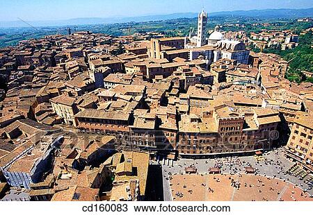 Stock Image - Siena. Italy. Fotosearch