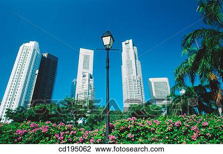 Skycrapers. Singapore View Large Photo Image Stock Image - Skycrapers. Singapore. Fotosearch