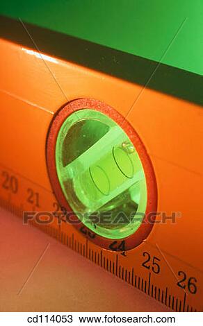 Stock Image - Spirit level. Fotosearch