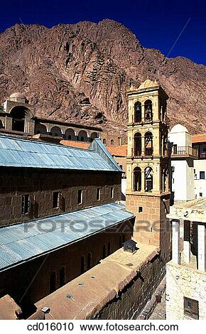 Stock Image - St. Katheryn's Greek orthodox monastery. Sinai. Egypt. Fotosearch