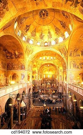 St. Mark's Basilica, interior. Venice. Italy View Large Photo Image Stock Image - St. Mark's Basilica, interior. Venice. Italy. Fotosearch
