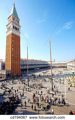 St. Mark's Square. Venice. Italy View Large Photo Image Stock Photo - St. Mark's Square. Venice. Italy. Fotosearch