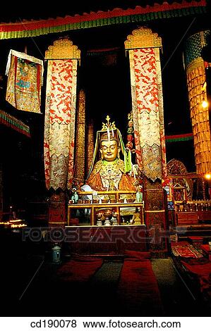 Statue Of Buddha. Potala Palace. Lhasa. Tibet View Large Photo Image Stock Photo - Statue Of Buddha. Potala Palace. Lhasa. Tibet. Fotosearch