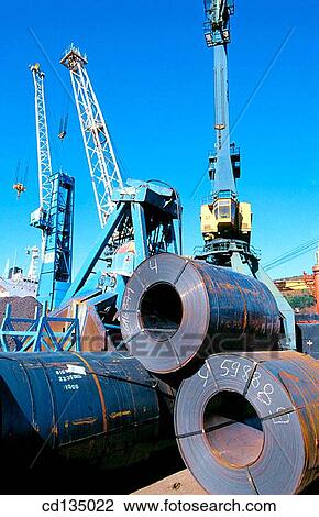 Steel. Port of Pasajes. Gipuzkoa. Basque Country. Spain View Large Photo Image Stock Image - Steel. Port of Pasajes. Gipuzkoa. Basque Country. Spain. Fotosearch