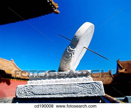 Sundial. Imperial Palace. Beijing. China View Large Photo Image Stock Photo - Sundial. Imperial Palace. Beijing. China. Fotosearch