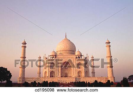Stock Photo - Taj Mahal. Agra. Uttar Pradesh. India. Fotosearch
