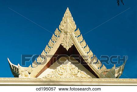 Thai style pediment. Kata Beach. Phuket. Thailand View Large Photo Image Stock Photo - Thai style pediment. Kata Beach. Phuket. Thailand. Fotosearch