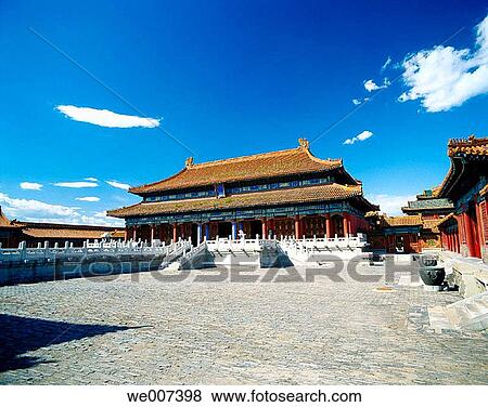 Stock Photo - The Celestial Purity Palace. Imperial Palace. Beijing. China. Fotosearch