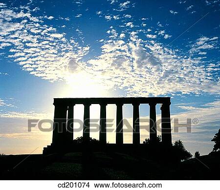 The National Monument. Calton Hill. Edinburgh. Scotland View Large Photo Image Picture - The National Monument. Calton Hill. Edinburgh. Scotland. Fotosearch