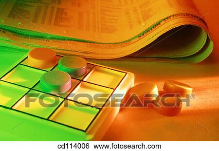 Tic-tac-toe and newspaper View Large Photo Image Stock Photograph - Tic-tac-toe and newspaper. Fotosearch