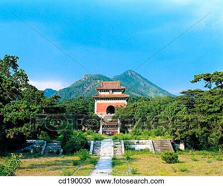 Tombs Of The Thirteen Ming Emperors. Beijing. China View Large Photo Image Stock Image - Tombs Of The Thirteen Ming Emperors. Beijing. China. Fotosearch