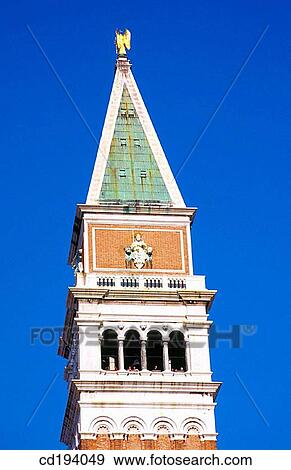 Top of Campanile. Venice. Italy View Large Photo Image Stock Photo - Top of Campanile. Venice. Italy. Fotosearch