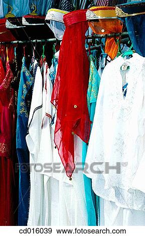 Traditional costumes at shop. Egypt View Large Photo Image Stock Photo - Traditional costumes at shop. Egypt. Fotosearch