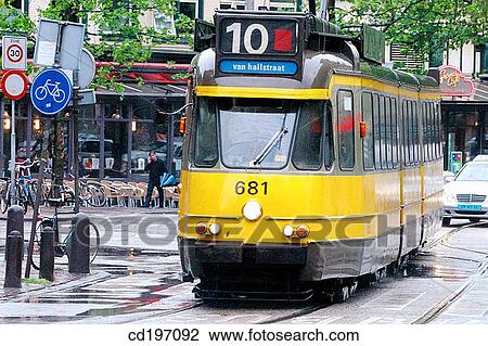 Tram. Amsterdam. Holland View Large Photo Image Stock Image - Tram. Amsterdam. Holland. Fotosearch