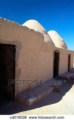 Stock Photo - Typical dwellings. Egypt. Fotosearch