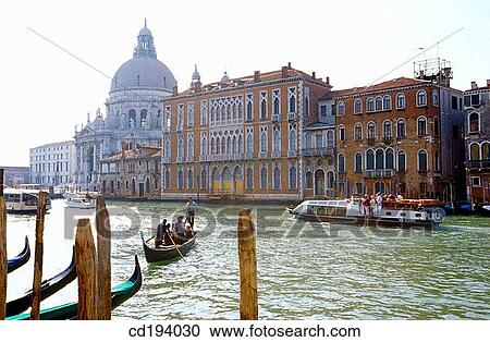 View down Grand Canal to Basilica di Santa Maria della Salute. Venice. Italy View Large Photo Image Stock Image - View down Grand Canal to Basilica di Santa Maria della Salute. Venice. Italy. Fotosearch