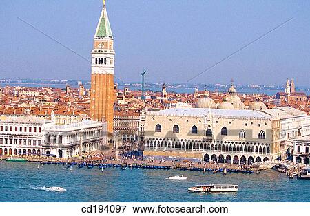 View from San Giorgio Maggiore to San Marco. Venice. Italy View Large Photo Image Stock Photo - View from San Giorgio Maggiore to San Marco. Venice. Italy. Fotosearch