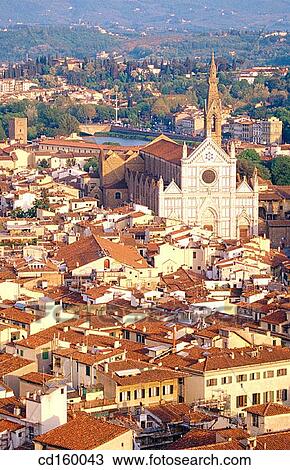 View over the city to the Santa Croce. Florence. Italy View Large Photo Image Stock Image - View over the city to the Santa Croce. Florence. Italy. Fotosearch