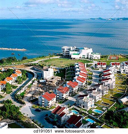 Villas in Zhuhai. China View Large Photo Image Stock Image - Villas in Zhuhai. China. Fotosearch