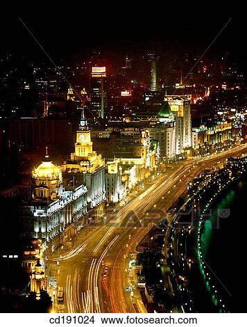 Picture - Wai Tan (The Bund). Shanghai. China. Fotosearch