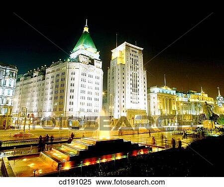 Wai Tan (The Bund). Shanghai. China View Large Photo Image Stock Photography - Wai Tan (The Bund). Shanghai. China. Fotosearch
