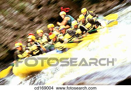 White water rafting View Large Photo Image Picture - White water rafting. Fotosearch
