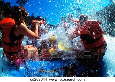 White water rafting View Large Photo Image Picture - White water rafting. Fotosearch