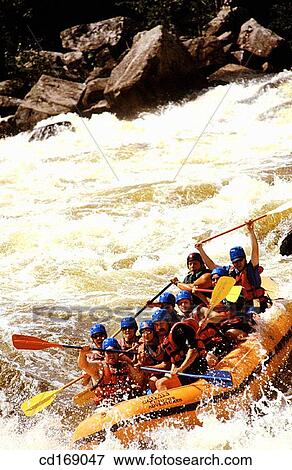 White water rafting View Large Photo Image Stock Photo - White water rafting. Fotosearch