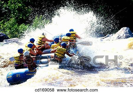 White water rafting View Large Photo Image Stock Photo - White water rafting. Fotosearch