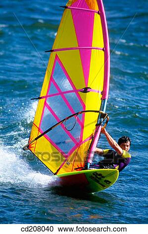 Windsurfing View Large Photo Image Stock Image - Windsurfing. Fotosearch