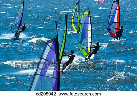 Windsurfing View Large Photo Image Stock Image - Windsurfing. Fotosearch