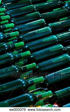 Wine bottles, maturing wine View Large Photo Image Stock Photo - Wine bottles, maturing wine. Fotosearch