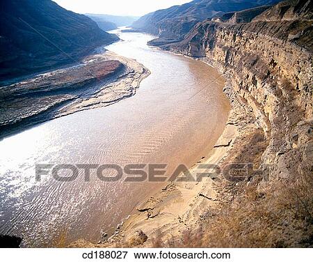 Stock Photo - Yellow River. China. Fotosearch