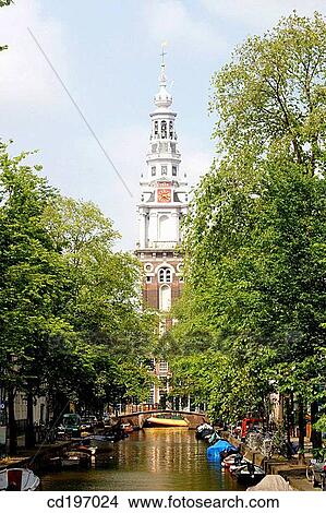 Zuiderkerk (South Church). Amsterdam. Holland View Large Photo Image Picture - Zuiderkerk (South Church). Amsterdam. Holland. Fotosearch