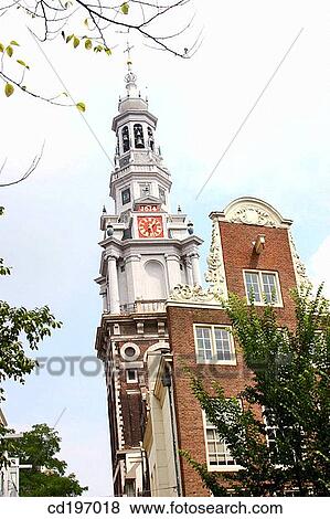 Zuiderkerk (South Church). Amsterdam. Holland View Large Photo Image Stock Photo - Zuiderkerk (South Church). Amsterdam. Holland. Fotosearch