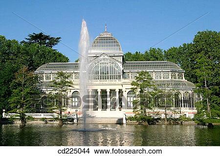 水晶宮殿 16 87 Parque Del Retiro Madrid 西班牙圖片 Cd Fotosearch