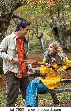 30's, Best friend, bench, autumn, 20's View Large Photo Image Stock Image - 30's, Best friend, bench, autumn, 20's. Fotosearch