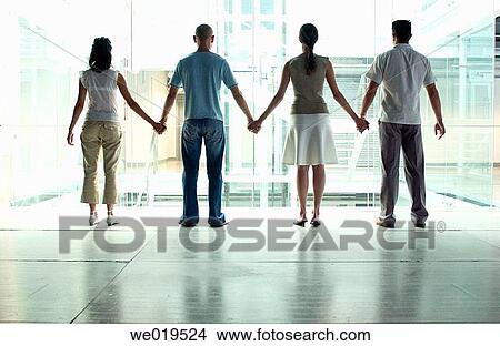 Picture - 30's, business, back view, 20's. Fotosearch