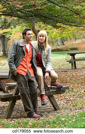 30's, calm, bench, autumn, 20's View Large Photo Image Stock Photography - 30's, calm, bench, autumn, 20's. Fotosearch