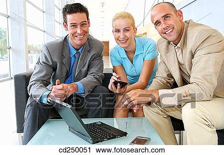 Stock Image - achievement, businessman, business, agenda, 30's. Fotosearch