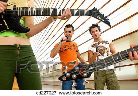 adolescence, Bass guitar, band, 20's View Large Photo Image Stock Photo - adolescence, Bass guitar, band, 20's. Fotosearch