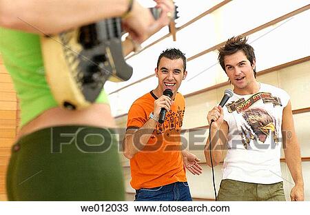 adolescence, boy, band, 20's View Large Photo Image Stock Image - adolescence, boy, band, 20's. Fotosearch