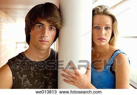 Stock Image - adolescence, boy, blond, 20's. Fotosearch